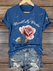 Women's Country Music Print Casual T-shirt