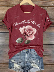 Women's Country Music Print Casual T-shirt