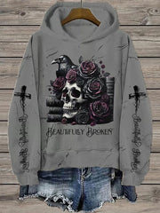 Women's Country Music Print Casual Hoodie