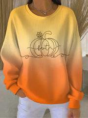 Women's Thanksgiving Print Casual Sweatshirt