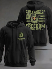 Men's United States 250 Years Printed Casual Hoodie