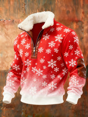 Men's Retro Christmas Printed Sweatshirt