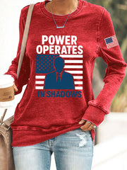 Women's Freedom Dick Cheney: Lead, Fallow Or Get Out Of The Way Sweatshirt