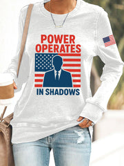 Women's Freedom Dick Cheney: Lead, Fallow Or Get Out Of The Way Sweatshirt