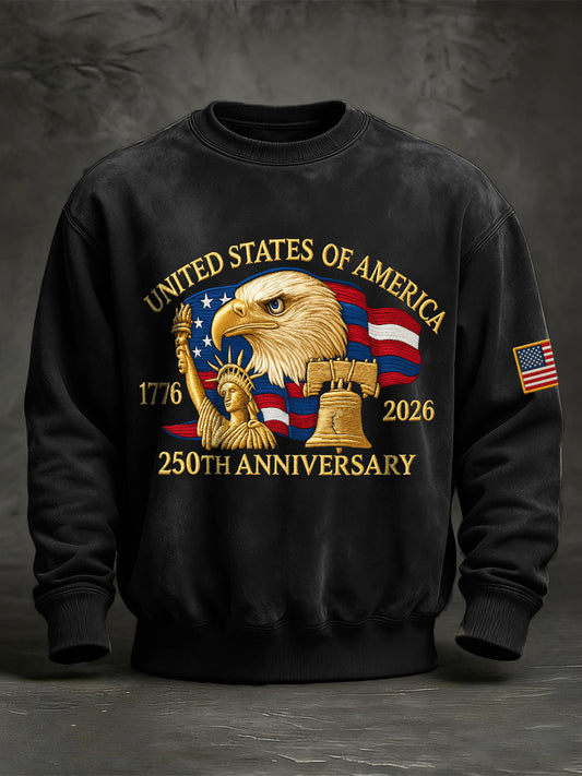 Men's of America 250th Anniversary Print Sweatshirt
