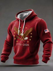 Men's 250 Years Printed Casual Hoodie