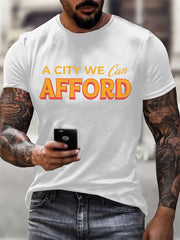 Men's NYC A City We Can Afford Printed T-shirt
