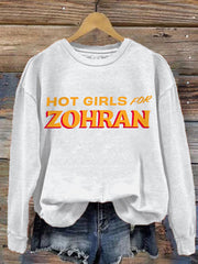 Women's Zohran for NYC New York Mayor Printed Sweatshirt