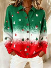 Women's Winter Christmas Art Printed CasuaL Tops