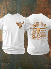 Men's iIF I'm The Problem Short-sleeved T-shirt