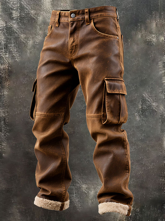 Men's Retro Warm Outdoor Pants