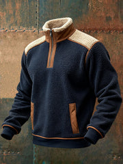 Men's Retro Warm Outdoor Sweatshirt