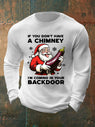 Men's Christmas If You Don't Have A Chimney Waffle Top