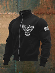 Men's Freedom Eagle Flag Zip-up Hoodie