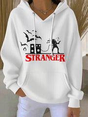Women's Stranger Things Print Casual Hoodie