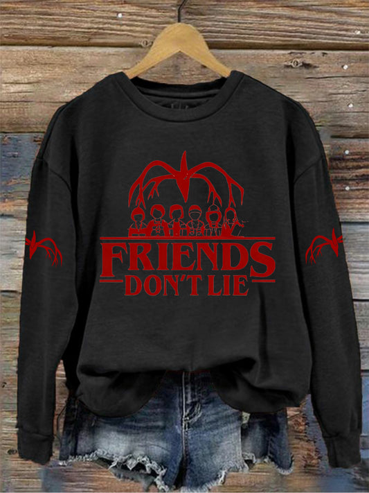 Women's Stranger Things Print Sweatshirt