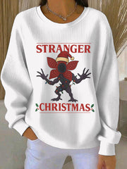 Women's Stranger Things Print Casual Sweatshirt
