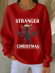 Women's Stranger Things Print Casual Sweatshirt