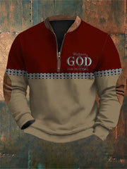 Men's Faith Printed Casual Sweatshirt