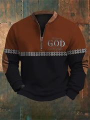 Men's Faith Printed Casual Sweatshirt