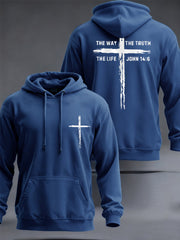 Men's Jesus The Way The Truth The Life Casual Hoodie