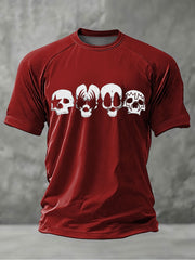 Men's Rock Print Short Sleeves T-shirt