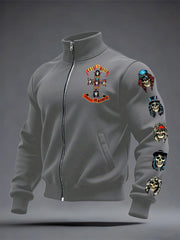 Men's Rock Print Sweatshirt