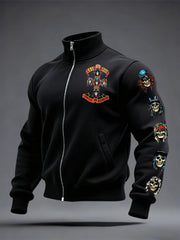 Men's Rock Print Sweatshirt