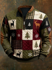 Men's Western Christmas Printed Sweatshirt
