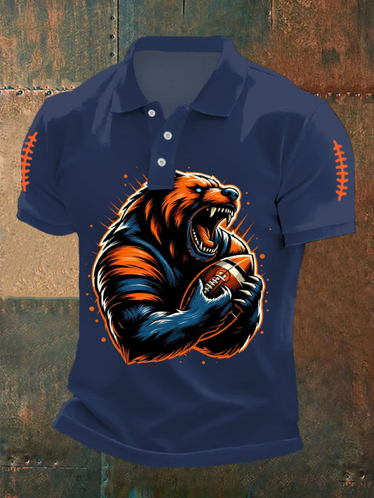 Men's Football Fans Lovers Gameday Casual Top