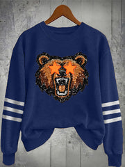 Women's Football Fans Lovers Gameday Casual Sweatshirt