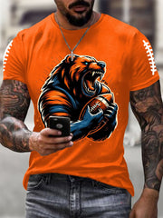 Men's Football Fans Lovers Gameday Casual Tee