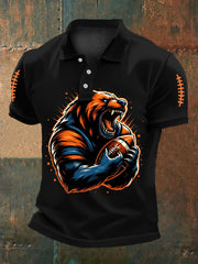 Men's Football Fans Lovers Gameday Casual Top