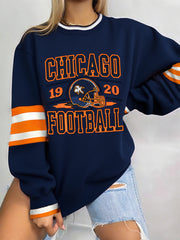 Women's Football Fans Lovers Gameday Casual Sweatshirt