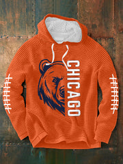 Men's Football Fans Lovers Gameday Casual French Terry Hoodie