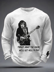 Men's Rock Music Inspired Waffle Top