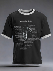 Men's November Rain Short Sleeves T-shirt