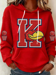 Women's Basketball Printed Hoodie