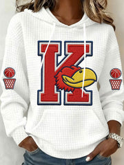 Women's Basketball Printed Hoodie