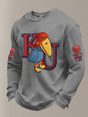 Men's Vintage Basketball Printed Sweatshirt