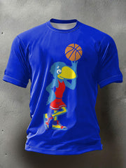 Unisex Basketball Lover University Printed T-shirt