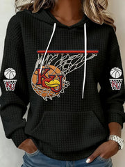Women's Basketball Printed Hoodie