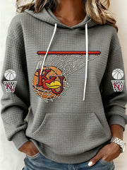 Women's Basketball Printed Hoodie