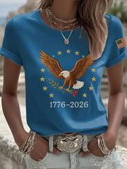 Women's 250 Printed Casual T-Shirt