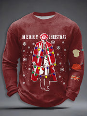 Men's TV Series Inspired Waffle Long Sleeve T-Shirt