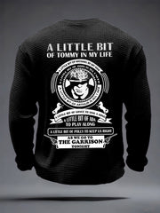 Men's TV Series Inspired Waffle Long Sleeve T-Shirt