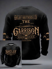 Men's TV Series Inspired Waffle Long Sleeve T-Shirt