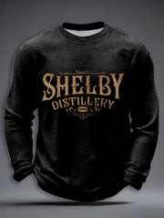 Men's TV Series Inspired Waffle Long Sleeve T-Shirt