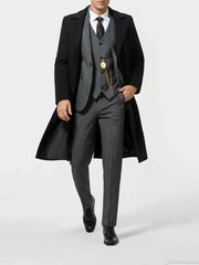 Men's Casual Comfortable Outerwear Manteau long britannique Tommy