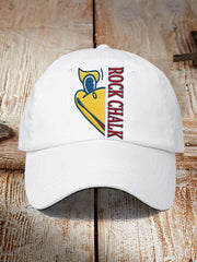 Unisex Retro American Basketball Kansas Jayhawks Print Hat